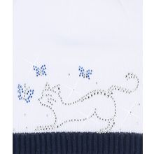 Larmini Кошечки белая со стразами