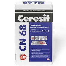 ЦЕРЕЗИТ CN-68 финишный самовыравнивающий пол (25кг)   CERESIT CN68 тонкослойная самовыравнивающаяся смесь (25кг)