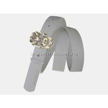 Кожаный ремень AT40-097 белый