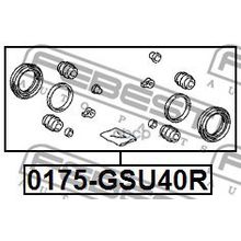 Ремкомплект Тормозного Суппорта | Зад Прав Лев | Toyota Highlander (Jpp) Asu40 Gsu4# Gvu48 Mhu48 2007.05-2014.02 [Us] Febest арт. 0175GSU40R