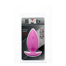 Dream Toys Розовая анальная втулка BOOTYFUL ANAL PLUG MEDIUM PINK - 9,8 см. (розовый)