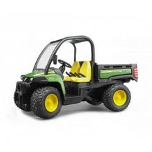 Bruder Мини-самосвал John Deere Gator XUV 855D с фигуркой водителя 107 мм 02-490