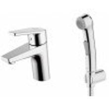 Bravat Line F15299C-2 хром для раковины с гигиеническим душем