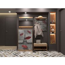 ПМ: БОНмебель Вешалка настенная Париж