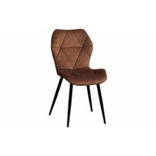 Олмеко Стул Дора черный тенерифе шоколад