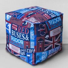MyPuff пуфик мешок Кубик Знакомый Лондон, мебельный хлопок: k_392