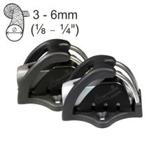 Clamcleat Стопор щелевой Clamcleat CL830CKC 3 - 6 мм 62 x 44 x 46 мм с площадкой для установки