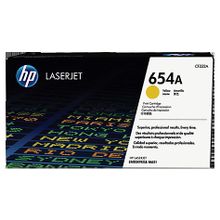 hewlett packard (hp 654a yellow laserjet toner cartridge) cf332a