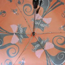 Ame Yoke Женский зонт  Кошка красный