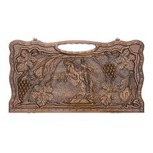 Нарды резные "Всадник" с ручкой