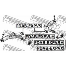 Сайлентблок Задний Рычага Подвески (С Кронштейном) | Перед Прав | Ford Explorer Tub 2011-2013 [Usa] Febest арт. FDABEXPVRH