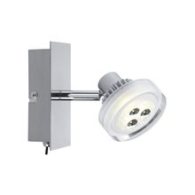 Paulmann Gloria 1x 5 W, 230 12 V, 3000 K  1x 186 lm, никель тертый, 60195