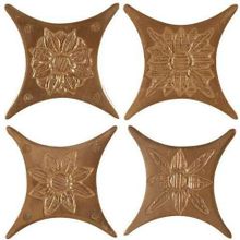 Керамическая плитка Azulev Octogonal Estrella Charme Bronce микс из 4 шт вставка 6,7х6,7