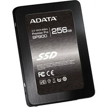 Tвердотельный накопитель A-DATA SSD 256GB SP900 ASP900S3-256GM-C {SATA3.0, 7mm, 3.5" bracket}