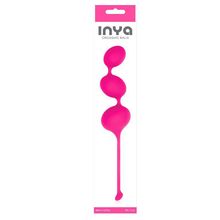 NS Novelties Розовые вагинальные шарики  INYA Orgasmic Balls (розовый)