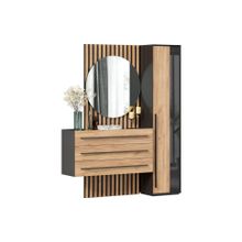 Алмаз. Любимый дом Неаполь Прихожая №8 (Черный Дуб Золотой)