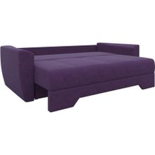 Смарт Диван прямой Амстердам Purple еврокнижка