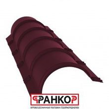 Планка конька полукруглого, L-2 м, Velur20