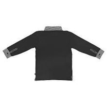 Футболка с длинным рукавом Deux par Deux N72 W14, размер 110 см, цвет черный