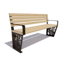 Скамейка садовая «ПАВЛИН» (2,0м)