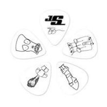 1CWH6-10JS JOE SATRIANI PICKS WHITE HEAVY