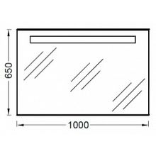 Зеркало Jacob Delafon 100