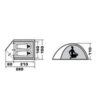 Trek Planet Палатка Trek Planet Alaska 2 (70161)