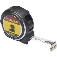 Рулетка ЗУБР "ЭКСПЕРТ" "АНТЕЙ", металлический обрезиненный корпус, полотно с нейлоновым напылением, 3мх16мм
