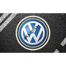 LED подсветка двери Carsys RX-S6 Volkswagen в штатное место с логотипом авто