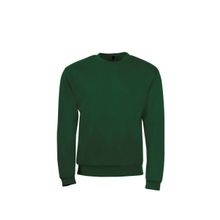 Свитшот унисекс DERIPS, темно-зеленый - M