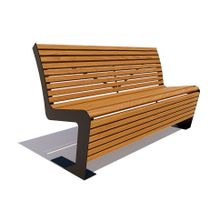 Скамейка парковая «ПУШКИНО» (0,6м (23 кг.))