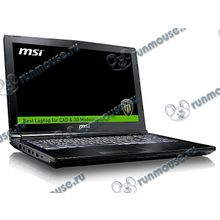 Ноутбук MSI "WE62 7RJ-1847RU" (Core i7 7700HQ-2.80ГГц, 16ГБ, 128+1000ГБ, NVQM2000M, DVD±RW, LAN, WiFi, BT, WebCam, 15.6" 1920x1080, W10 Pro), черный [139121]