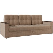 Смарт Диван прямой Атланта Кофе без стола еврокнижка