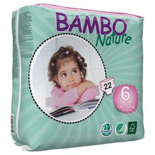 Подгузники Bambo Nature XL 16-30 кг (22 шт)