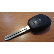 Корпус ключа для Тойота, 2 кнопки, toy43, 2012 - (kt138)