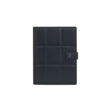 XX0545248M-091 - Ежедневник-портфолио ROYAL синий нат. кожа 145х205мм недатированный
