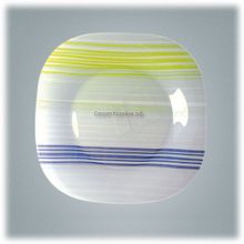 Десертная тарелка (20 см) Luminarc CARINE BLUE STRIPES БЛЮ СТРАЙПИС E9865