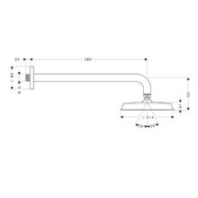 Верхний душ Hansgrohe Raindance Classic AIR (27428000) (180 мм)