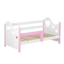 Кровать  800х1600 Белый розовый