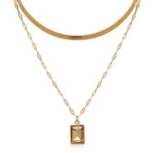 Многослойное колье под золото (арт. 81045-7)