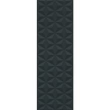 12121R плитка настенная Диагональ черный структура обрезной 25x75 (0,938м2 50,652м2 54уп)
