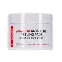 Отшелушивающие диски с AHA и BHA кислотами против несовершенств кожи L.Sanic Anti-Acne Peeling Pads 35шт