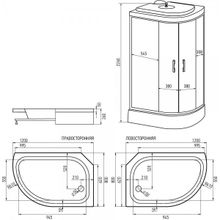 Душевая кабина Erlit Comfort ER351226R-C3-RUS (120х80х226)