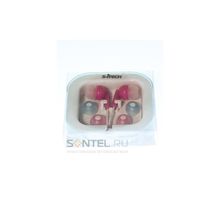 Стереонаушники-вкладыши S-iTECH SH-102 розовые