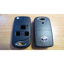 Корпус складного ключа для Тойота, 3 кнопки toy43 (kt134)