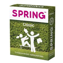 Классические презервативы SPRING CLASSIC - 3 шт. (52950)