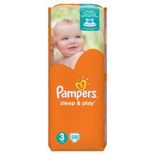 Pampers Sleep and Play Midi (4-9 кг) 58 шт.