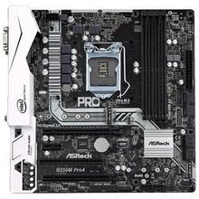 Мат. плата  ASRock B250M PRO4 (RTL) LGA1151   B250  2xPCI-E Dsub+DVI+HDMI GbLAN SATA MicroATX 4DDR4