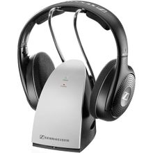 sennheiser (Наушники sennheiser  беспроводные РЧ до 100м 3 канала накладные открытые 22-19500Гц 3.5мм адаптер на 6.3мм 106дБ аккумуляторы в комплекте) rs120-8 ii