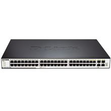 d-link (48-port managed l3 gigabit switch 44 10 100 1000base-t ports, 4 combo 10 100 1000base-t sfp, 2x10g cx4 for uplinks) dgs-3120-48tc b1ari